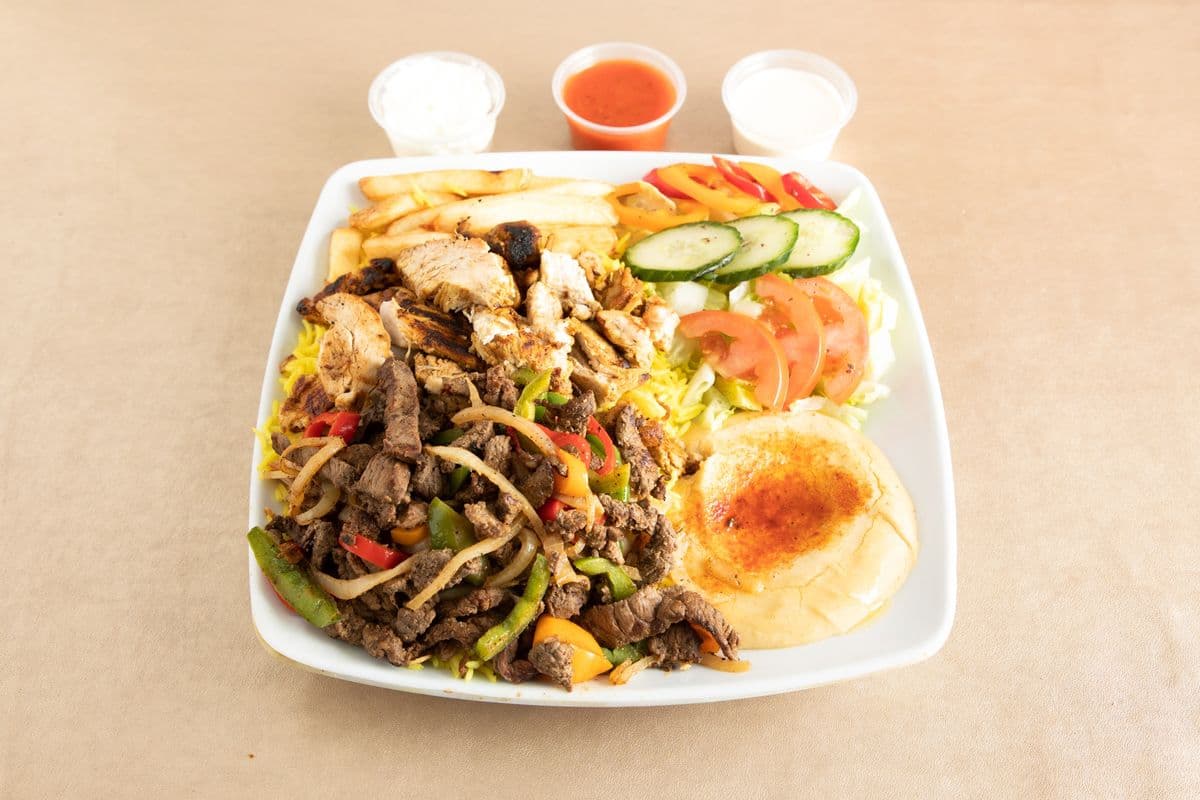 Mixed Shawarma Plate
