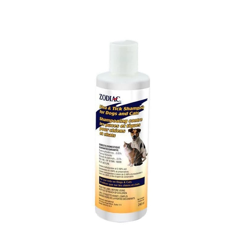 Zodiac Flea & Tick Shampoo For Dogs & Cats 240 ml
