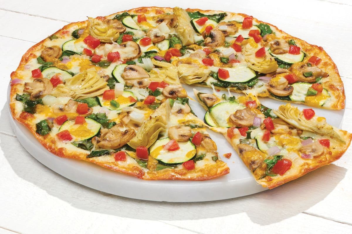 Large Gourmet Vegetarian Pizza