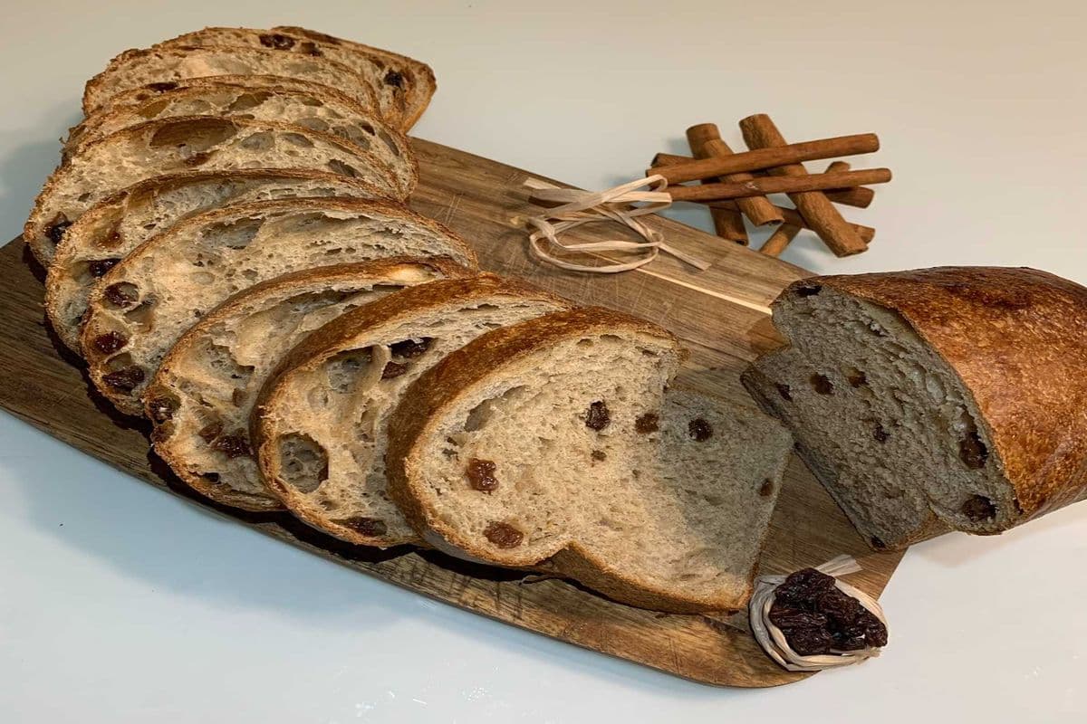Cinnamon Raisin Sourdough Loaf