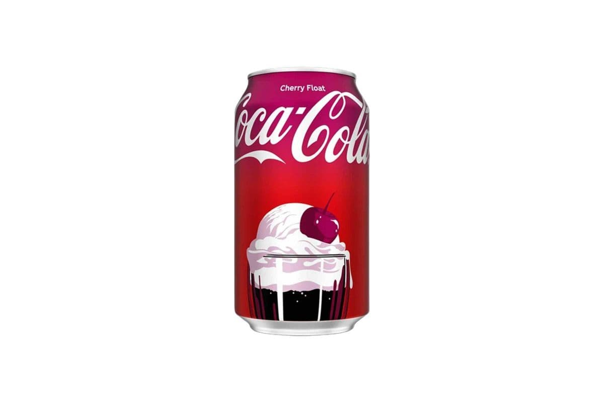 Coca Cola Cherry Float (US) (355ml) (150 Cal)