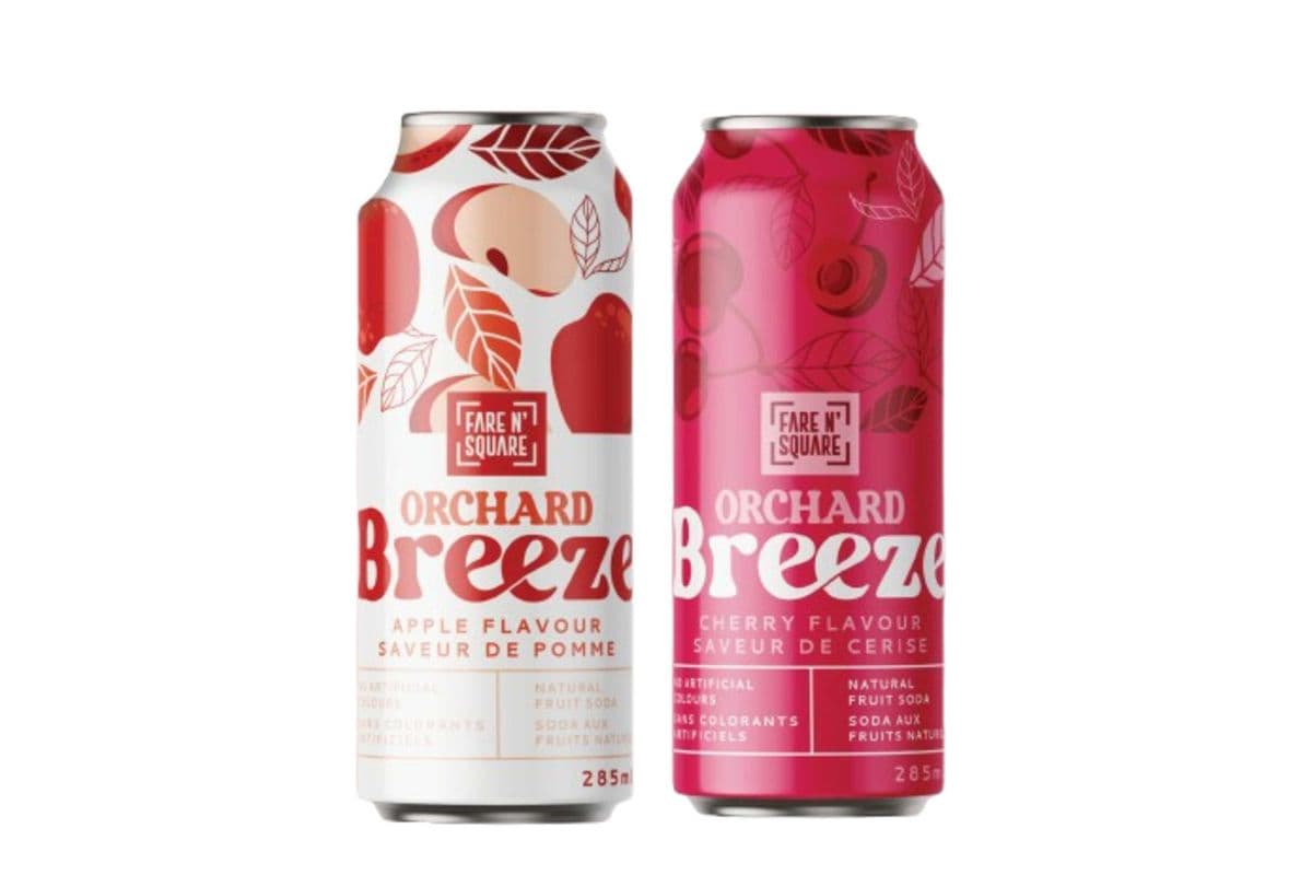 Fare N' Square Orchard Breeze Soda (285ml) (80 Cal)