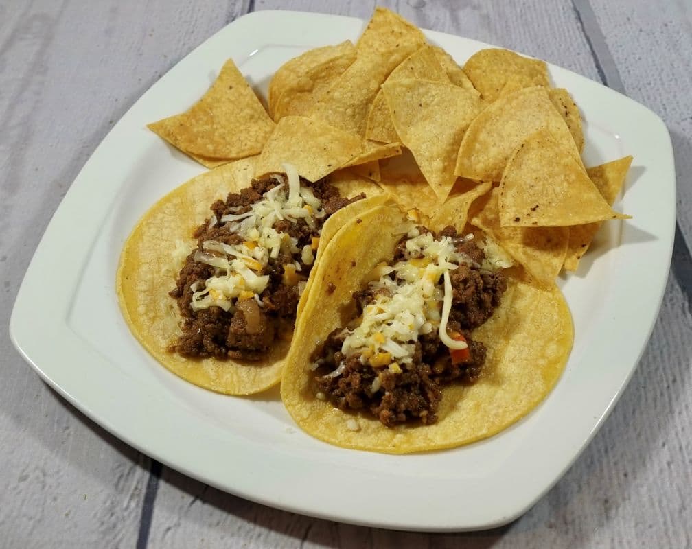 Two Soft Tacos