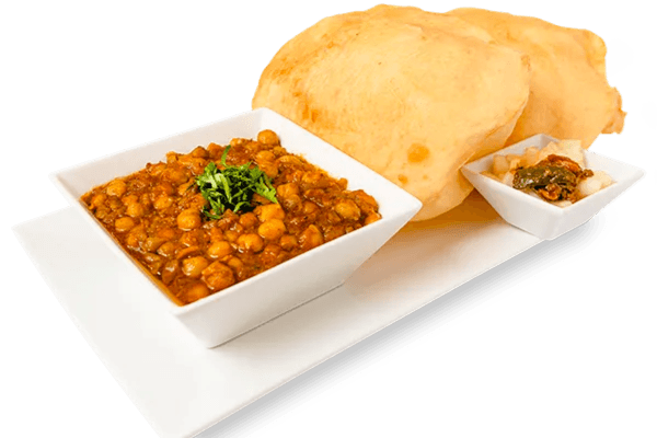 6. Chana Bhatura