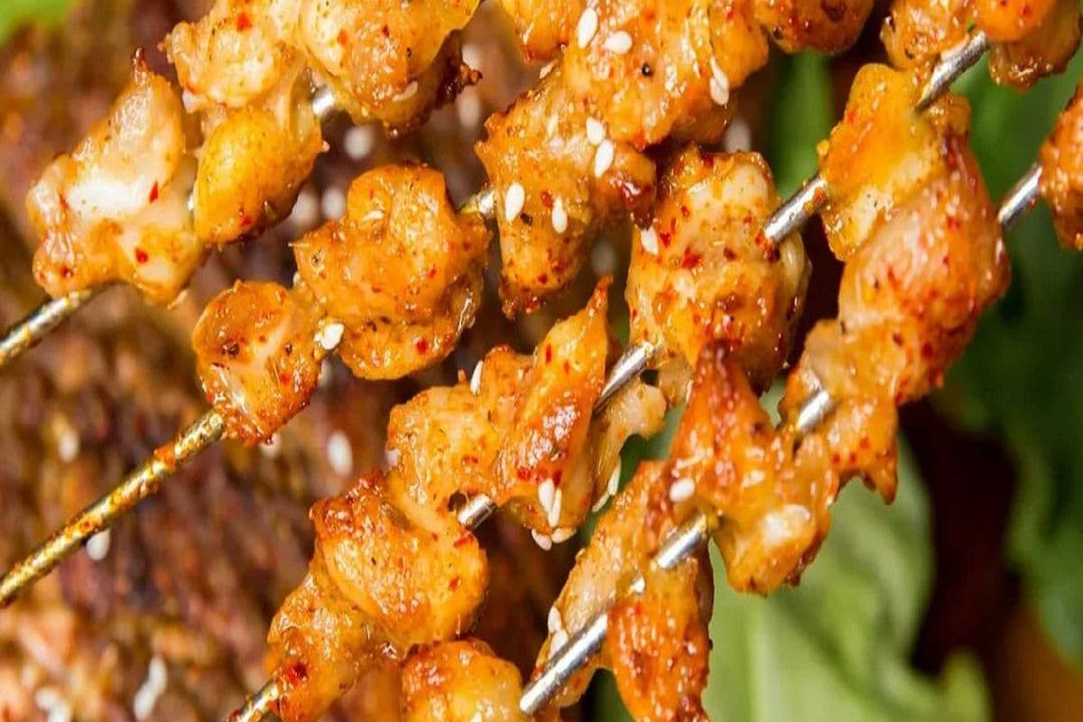 BBQ Chicken Gristle (6pc) 碳烤鸡胗小串