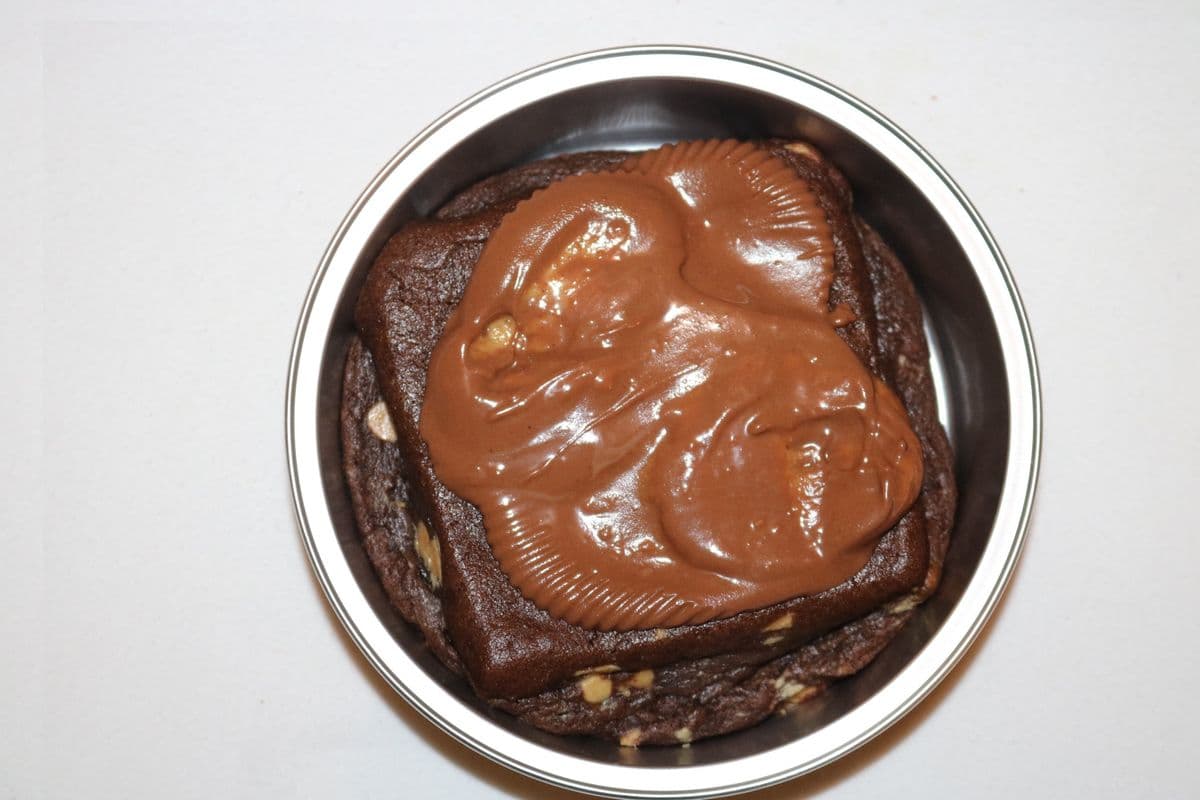 Freshly Baked Dark Chocolate Peanut Butter Cookie Dough