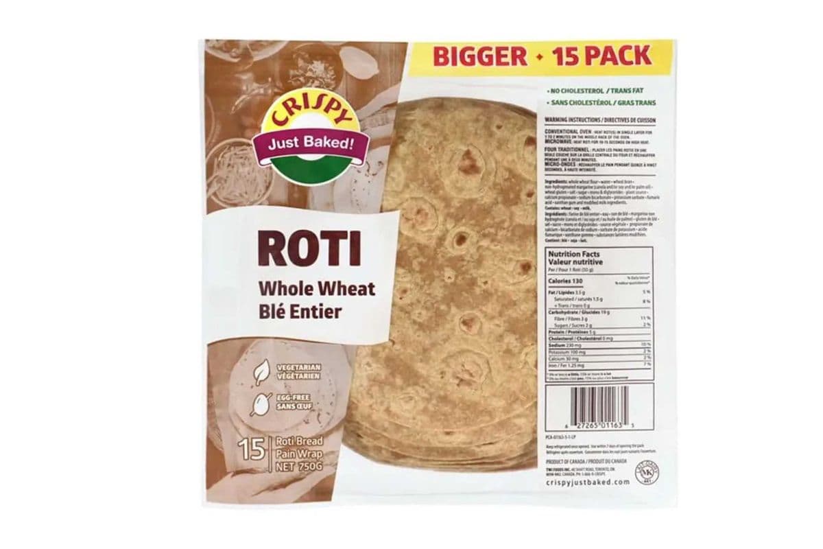 Crispy Whole Wheat Roti (15 pcs)