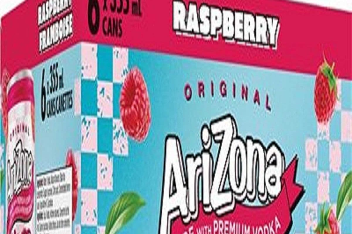 137498. ARIZONA HARD 2G SUGAR RASPBERRY (6 x 355ML (CANS))