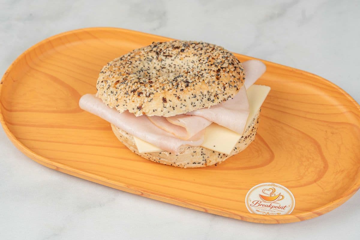 Turkey and Cheese Bagel