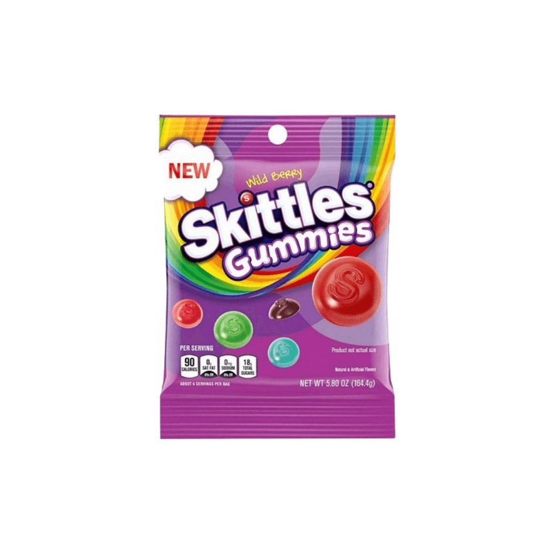 Skittles Gummies Wildberry – Mexico (164g)