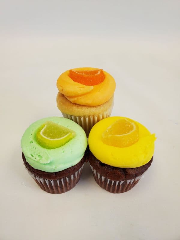 Mini Tropical Cupcakes
