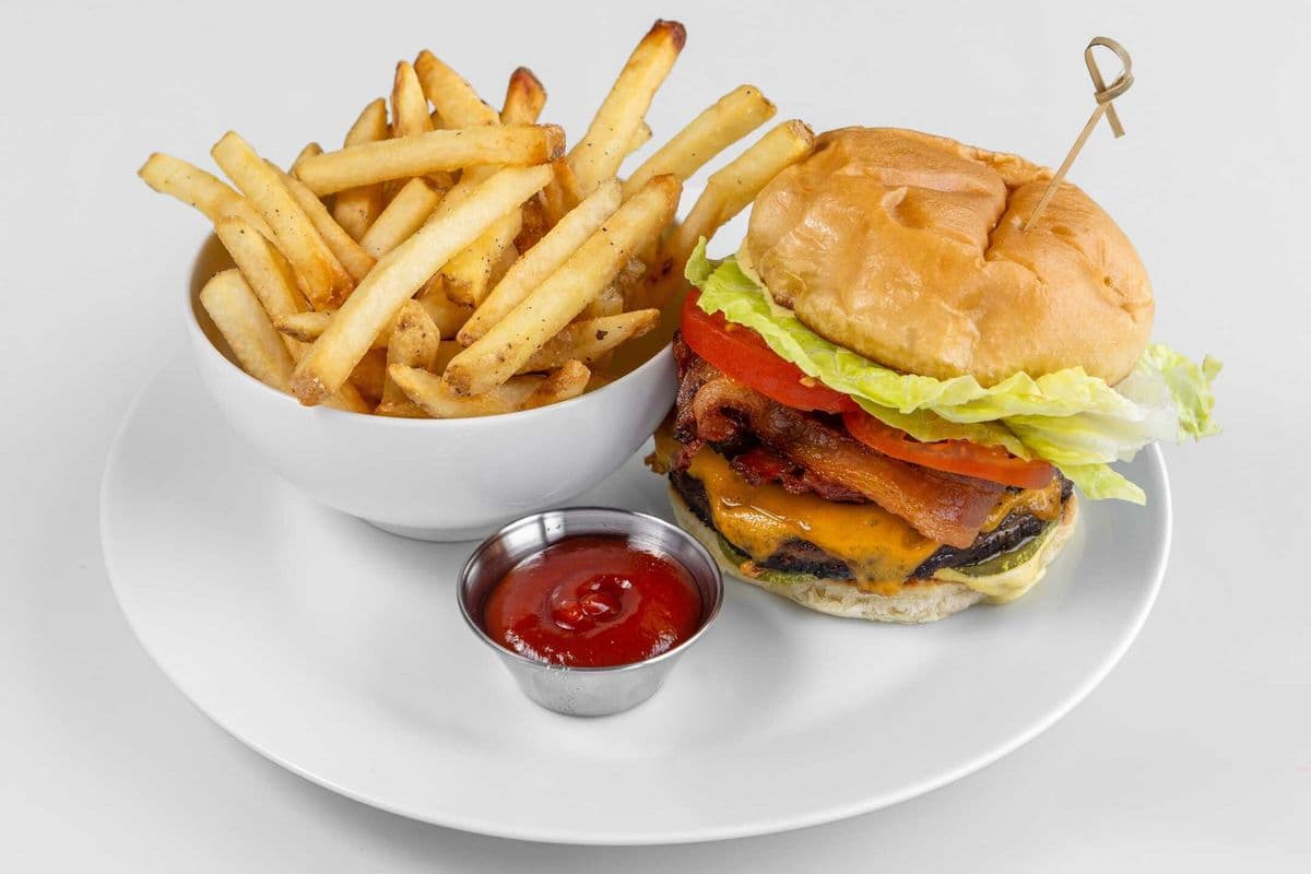 House Special Burger with Fries
