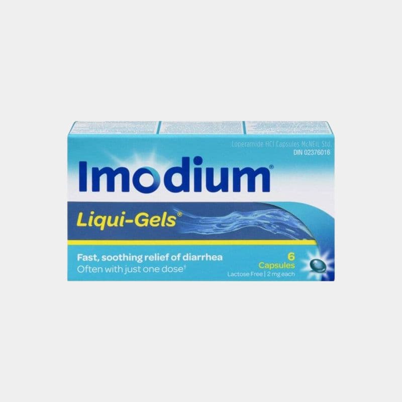 Imodium Liquigels Capsules (6 Units)