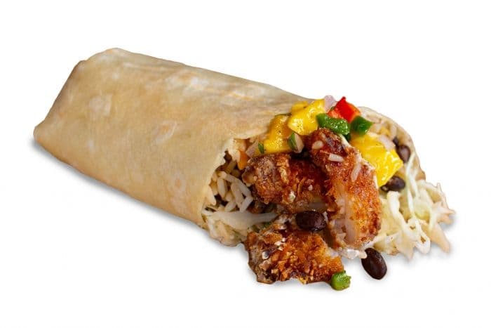 Mango Shrimp Burrito