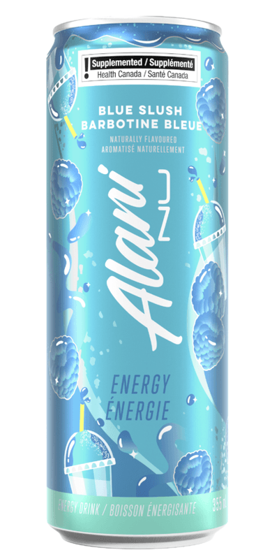 Alani Boisson Énergisante Barbotine Bleue 355ml/ Alani Energy Drink Blue Slush 355ml