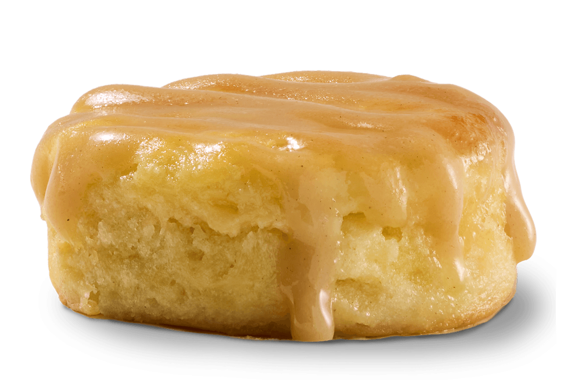 Cinnamon Maple Glazed Biscuit