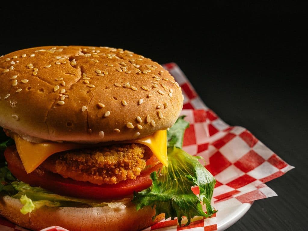 Chicken burger trio