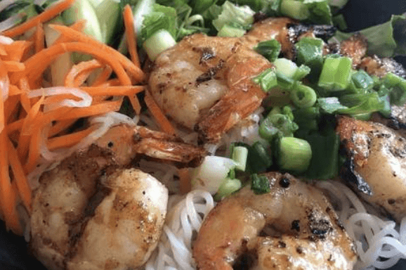 Crevettes Grillées / Grilled Shrimp (Bun Tôm Nướng)