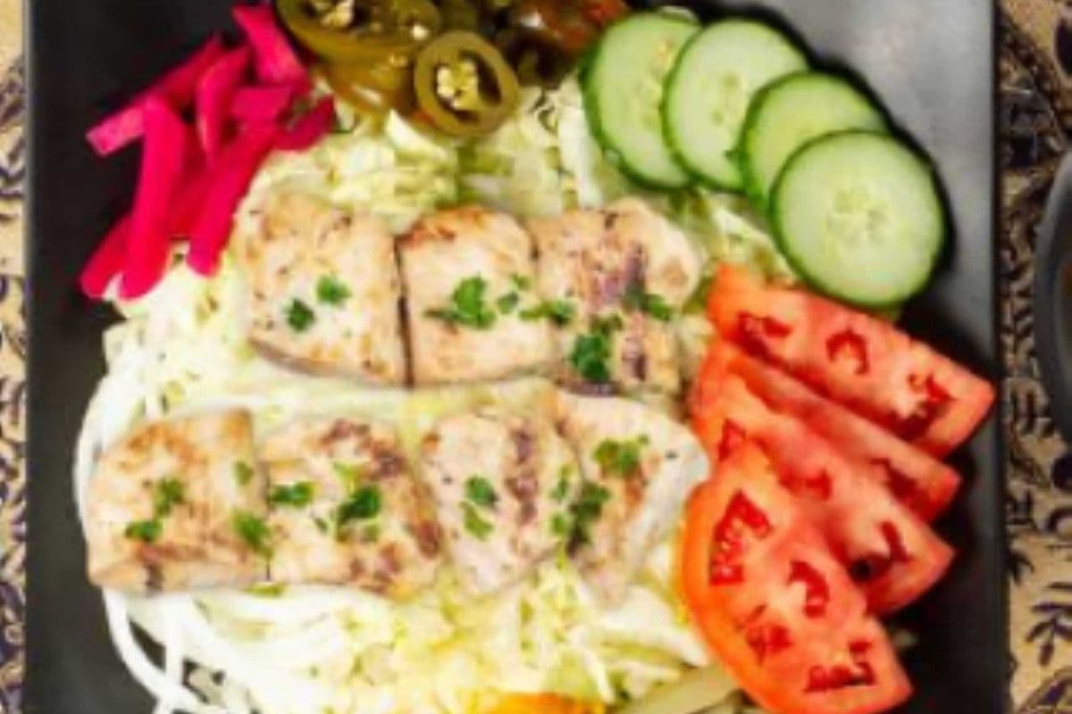 Chicken Souvlaki Salad Bowl