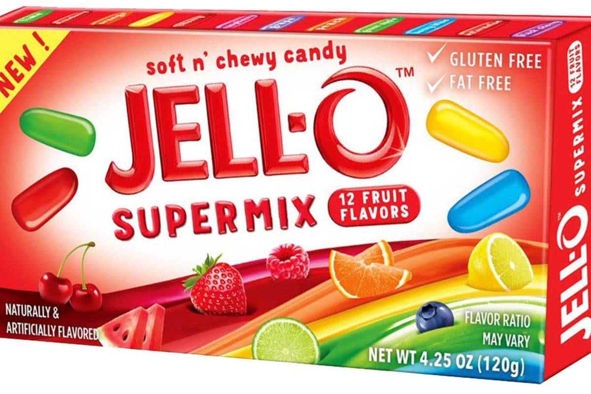 Jell-O Bonbon Suppermix 12 Saveurs / Flavours