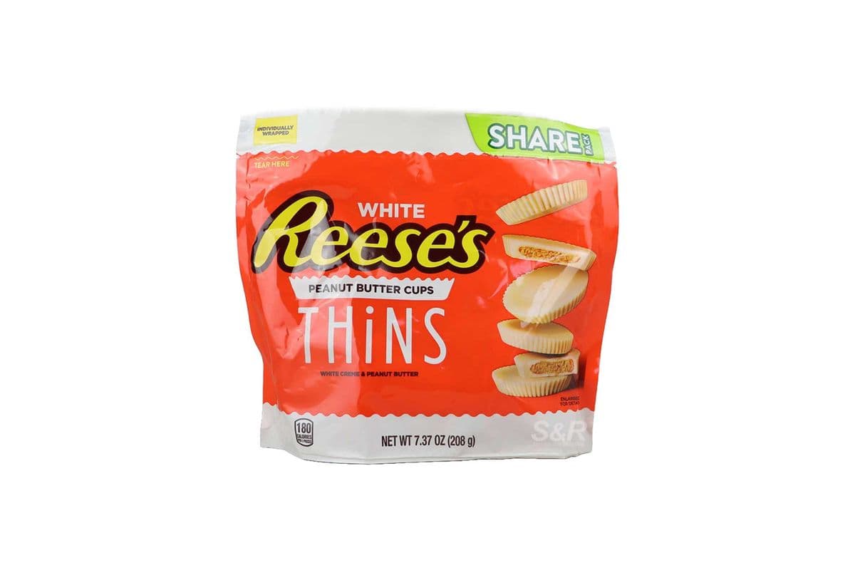 Reese's White Thins 208g Share Pack (Imported)
