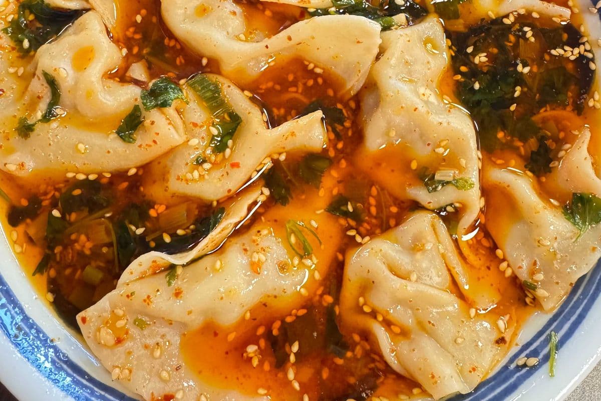 Dumplings in Hot and Dour Broth(12pcs)/酸汤水饺（12个）