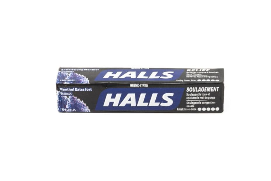 Halls 9' Extra strong Menthol No Sugar Added