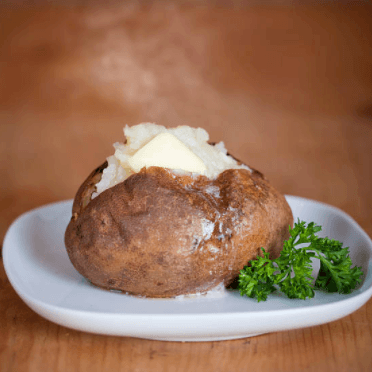"Naked" Baked Potato / Pomme de terre cuite au four "nature"