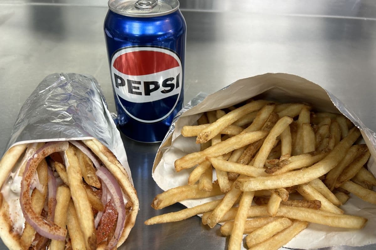 Pork Gyro Wrap Combo