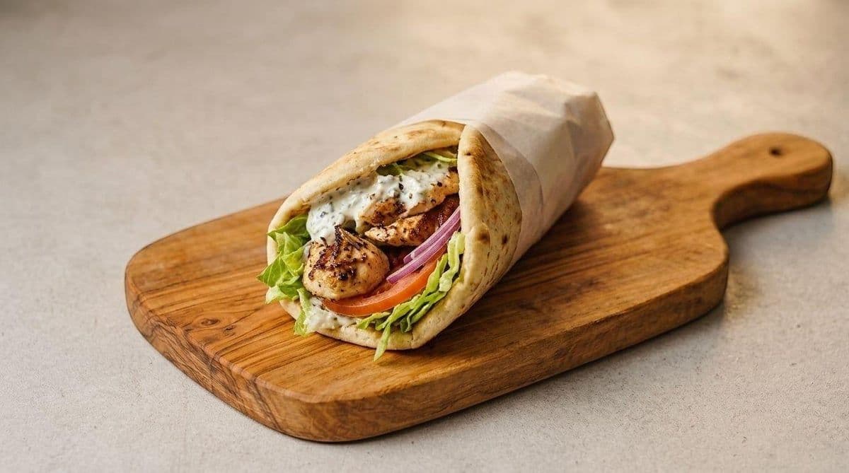 Pita / Wrap Souvlaki Porc