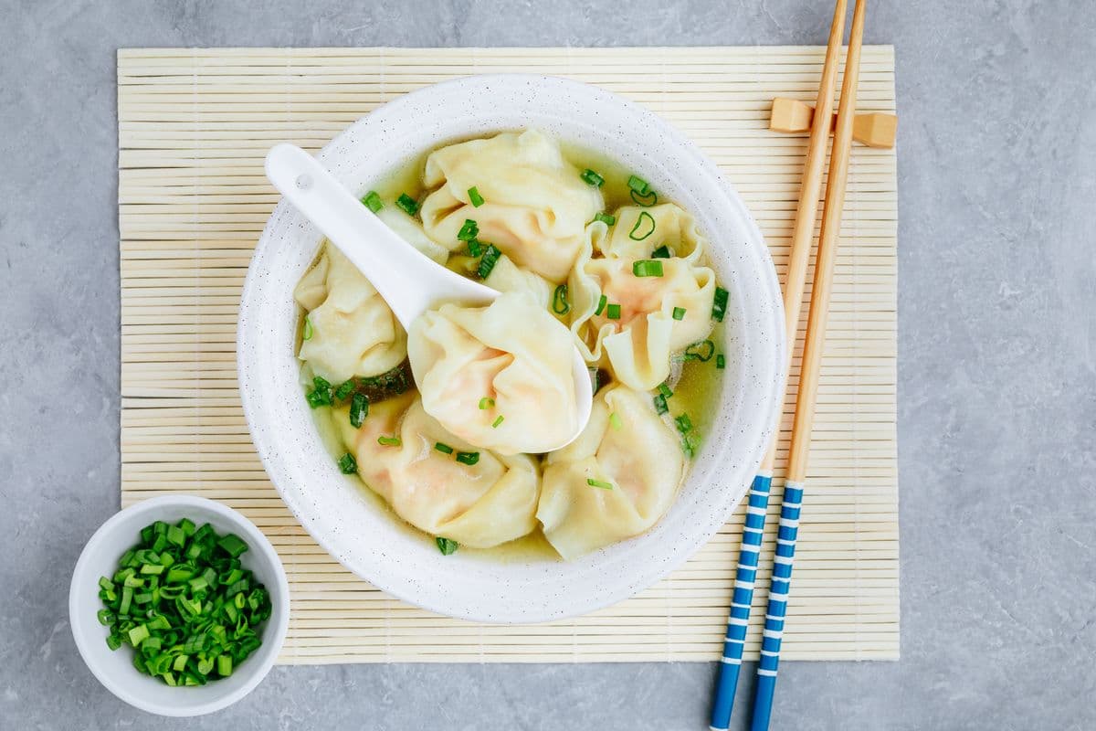 Soupe wonton au porc / Pork Wonton Soup