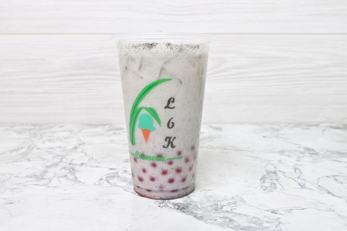 Thé aux Perles au Sésame Noir / Black Sesame Bubble Tea