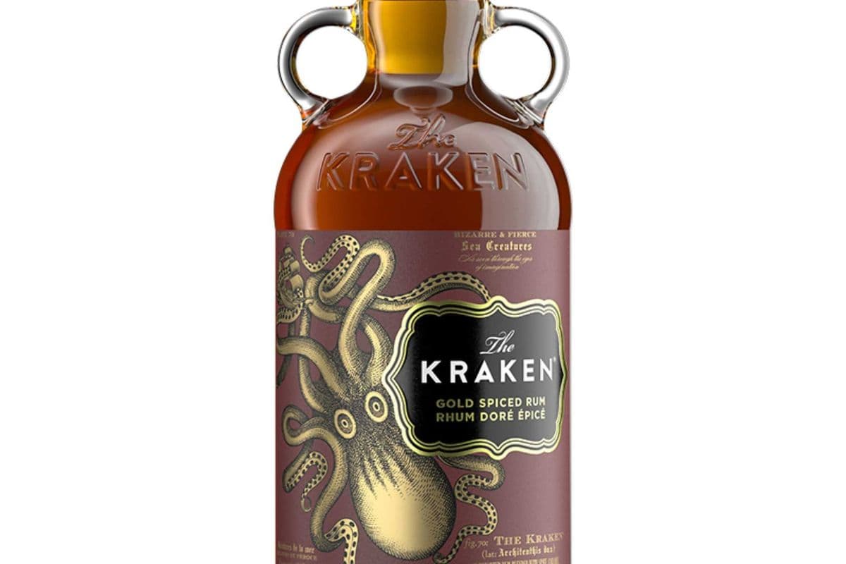 The Kraken Spiced Rum, Black (750 ml) (1 x 750 ml)