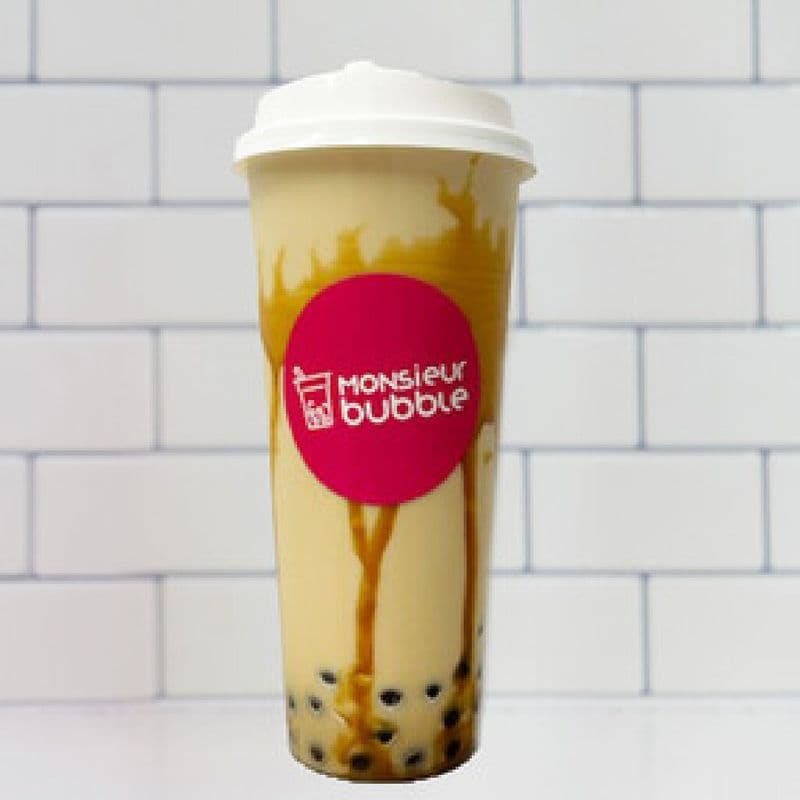 Grand bubble café givré