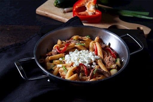 Penne with Duck Confit / Penne au canard confit