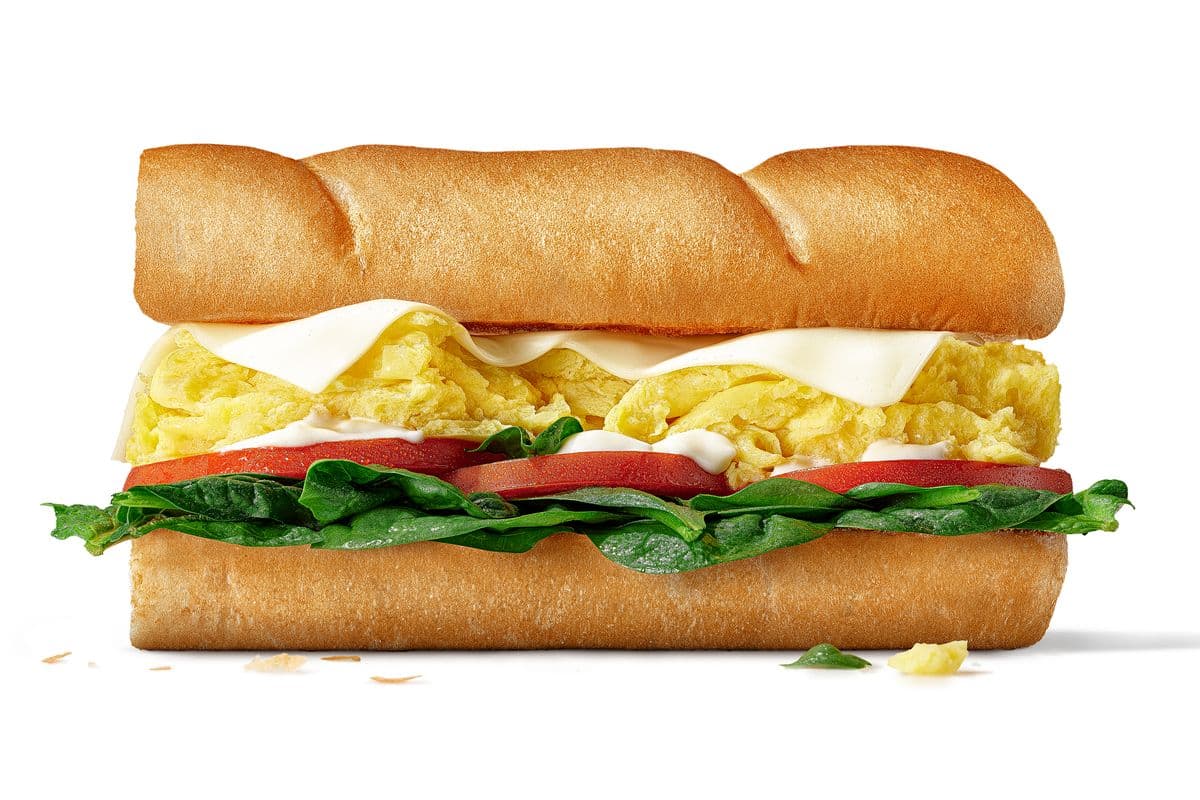 6'' Egg & Cheese Sub (450 Cals)