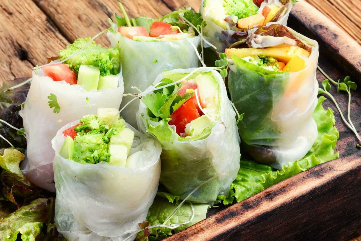 Fresh Veggie Rolls (4pcs)