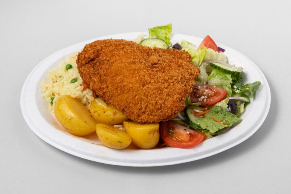 Chicken Schnitzel Plate