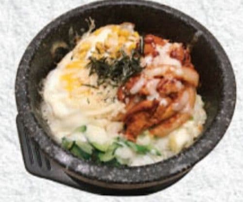 Cheese Dakgalbi dolsot / 치즈 닭갈비 돌솥비빔밥