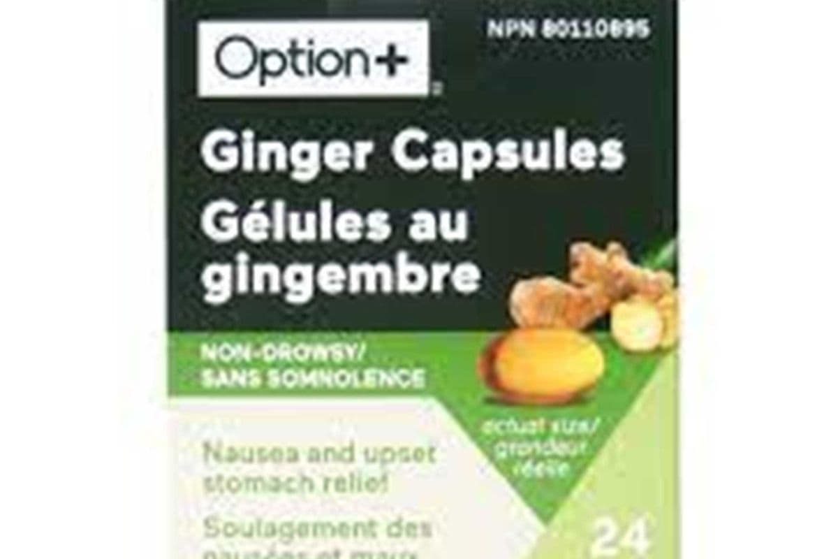 Option+ Ginger Capsules (24 Capsules )