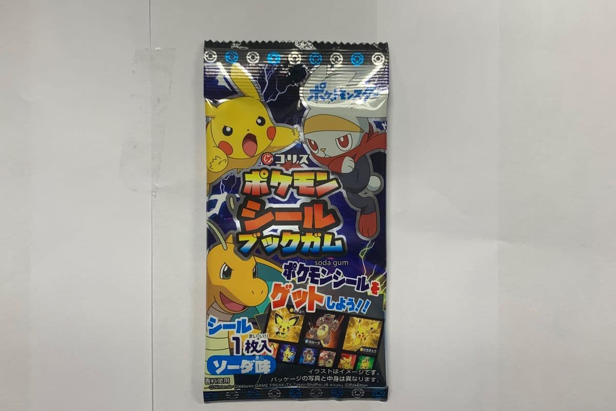 Pokémon Bubble Gum & Sticker