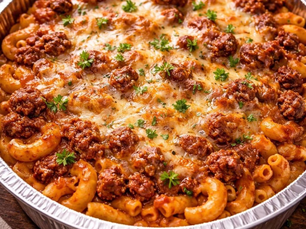 MACARONI SAUCE VIANDE GRATINÉ