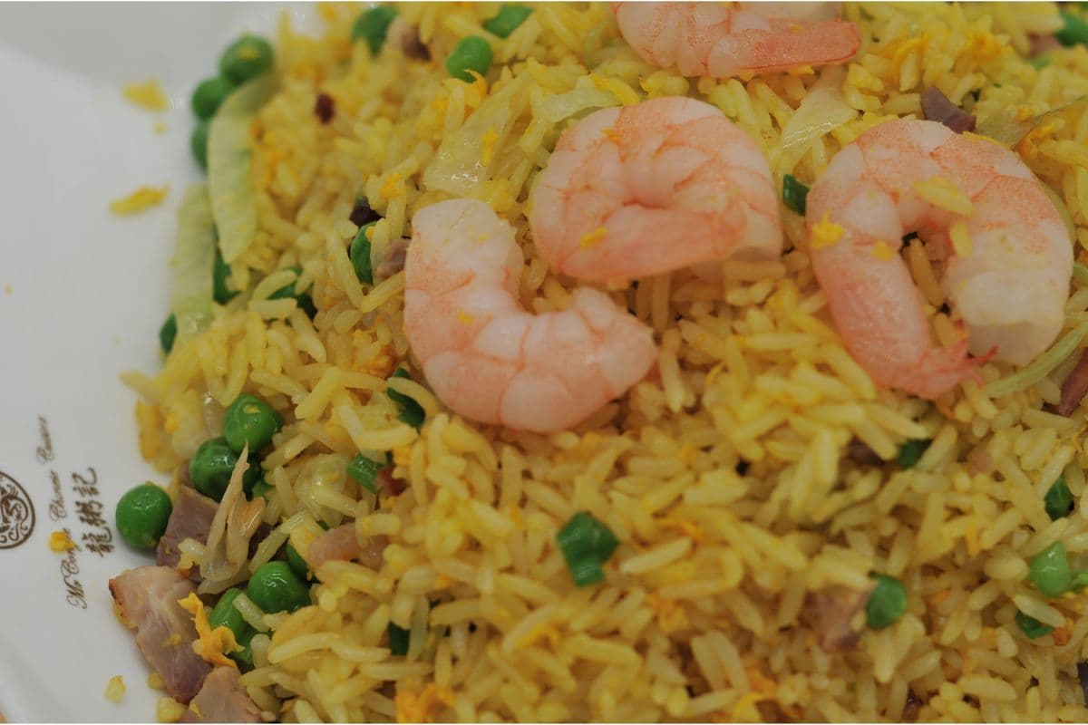 K19. Yeung Chow Fried Rice with Shrimp and BBQ Pork