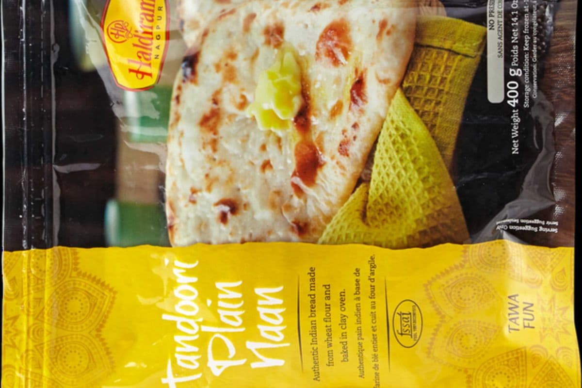 Haldiram Tandoori Plain Naan, Hr Tandoori Plain Naan 5 PIECES (400g)