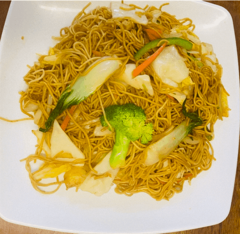 4. Egg Noodles and Vegetables