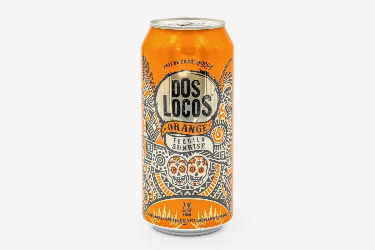 Dos locos Orange Tequila Sunrise (1 x 440 ml Can)