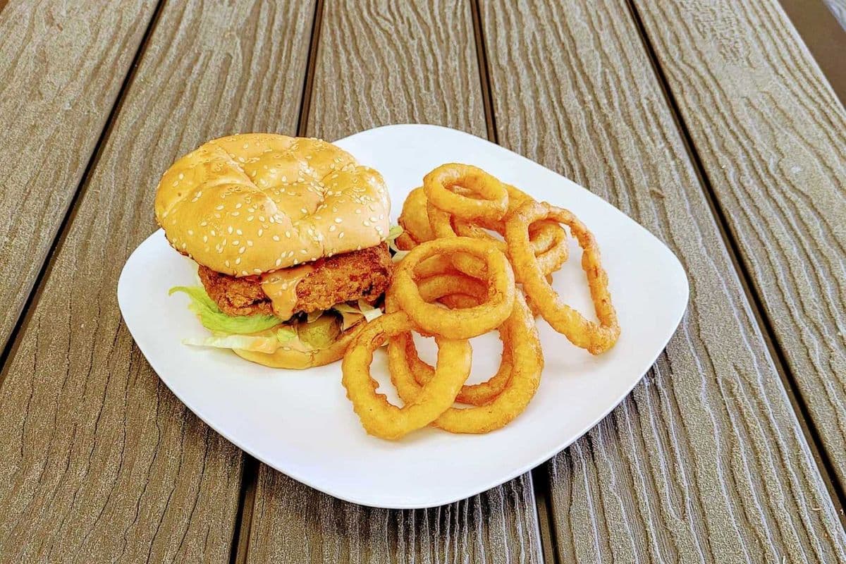 Crispy Chicken Burger Combo
