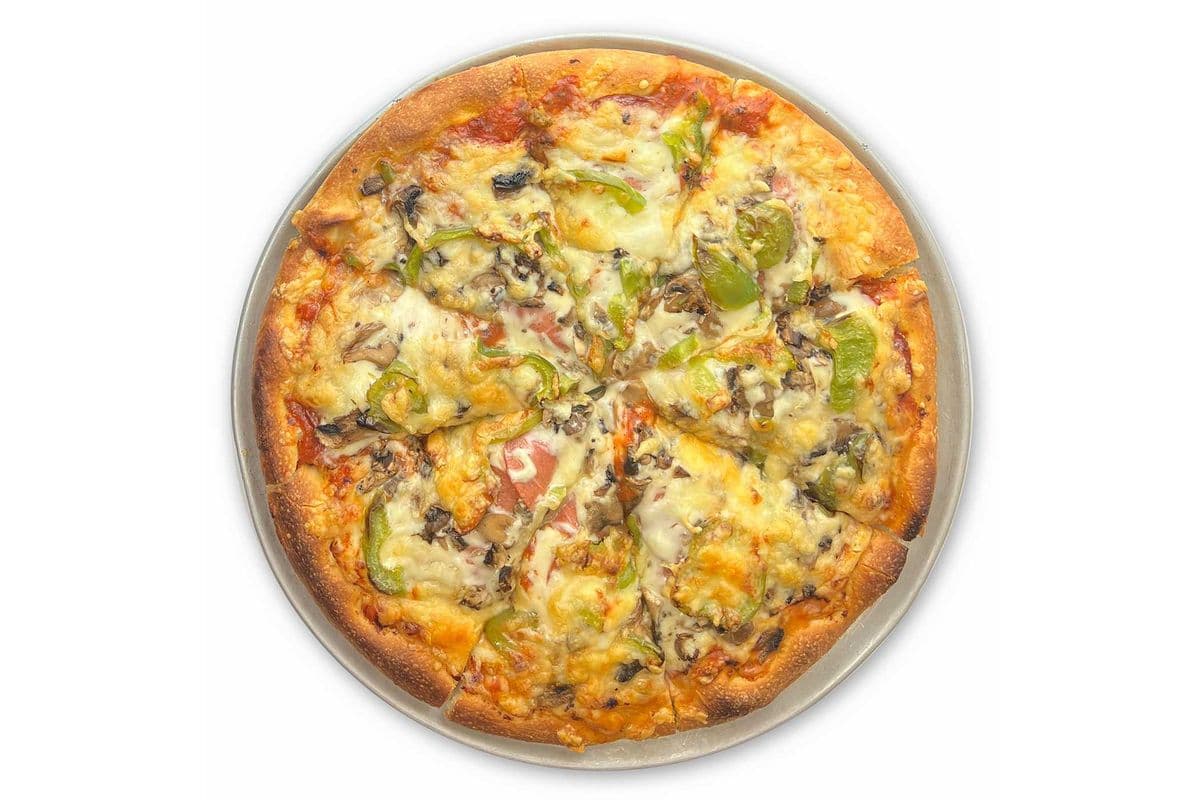 Extra-Large Pepperoni, Mushroom, and Green Pepper