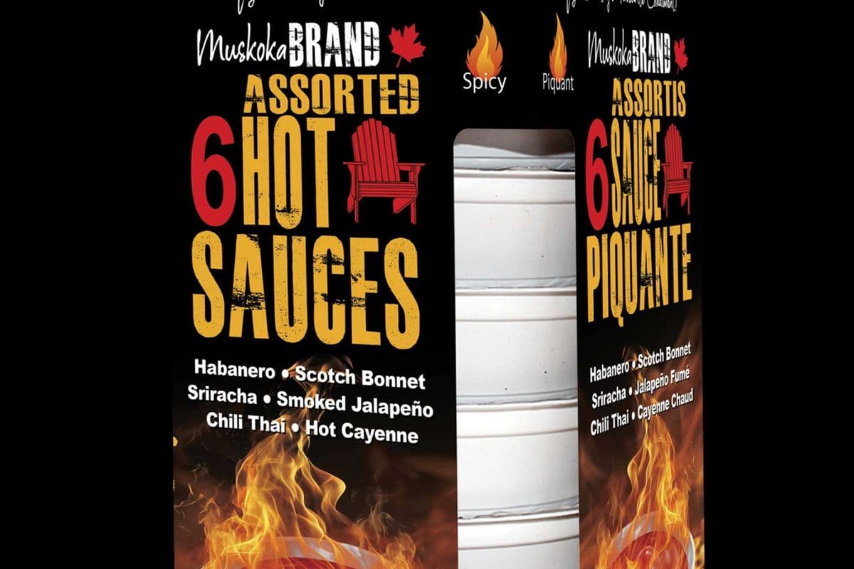 Muskoka 6 pack Mixed Hot Dipping Sauces