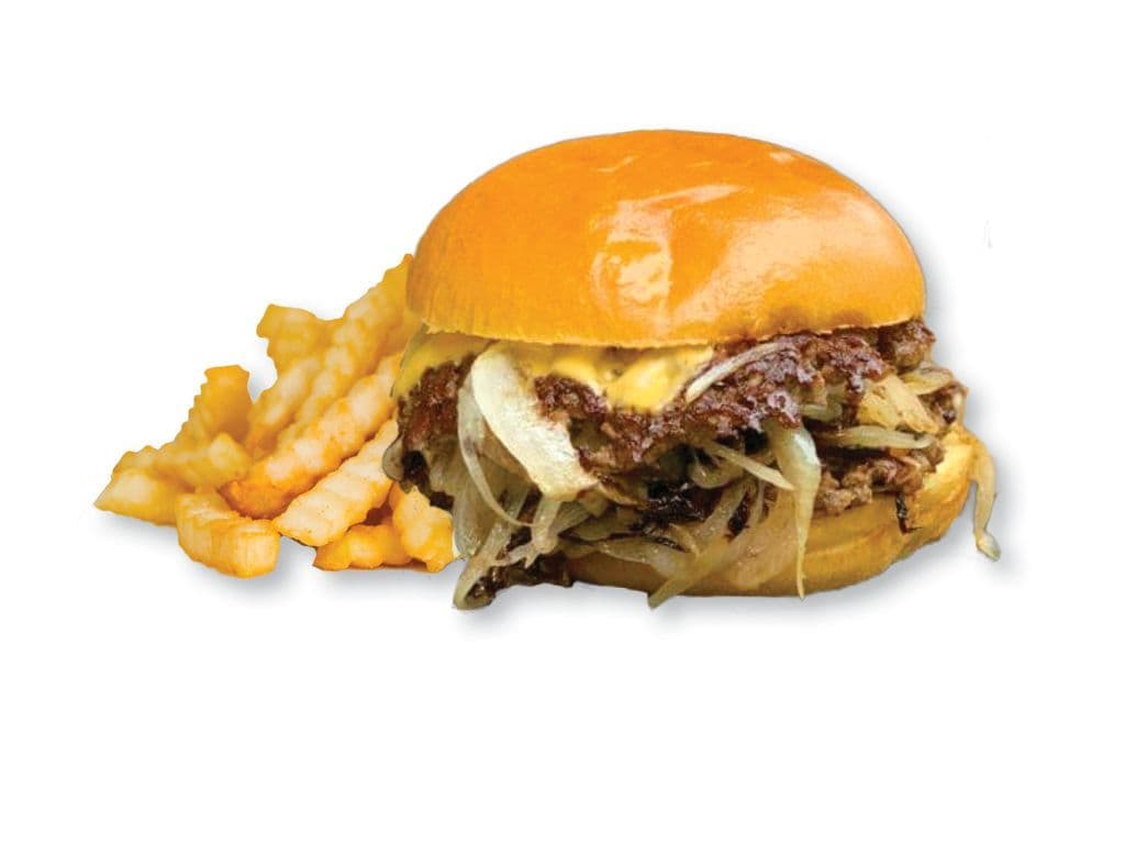 Combo Oklahoma Burger (Double Patty)